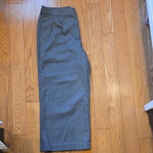 Zara Women's Gray Cropped Dress Pants